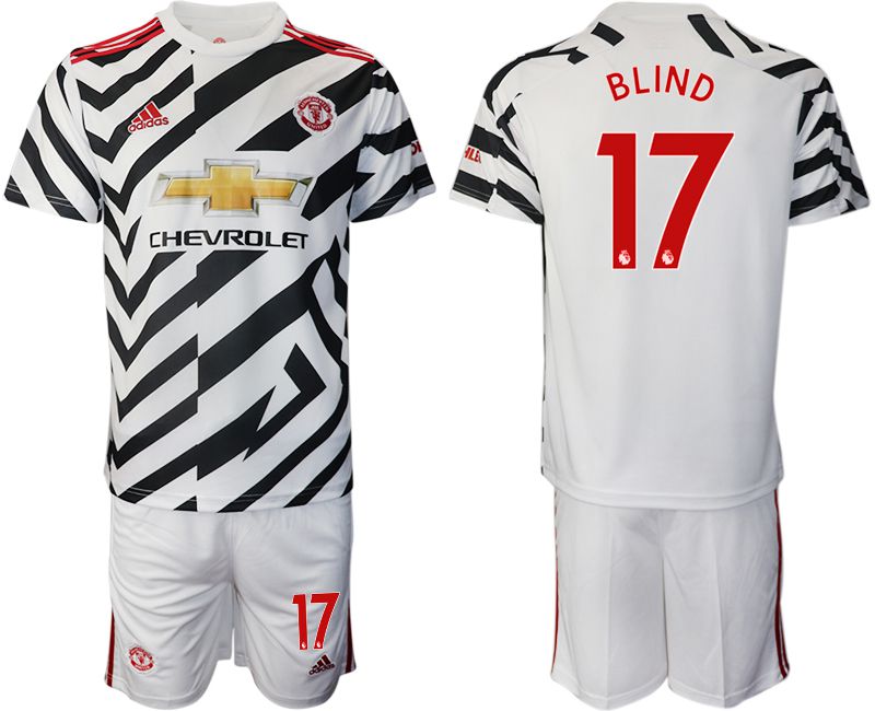Men 2020-2021 club Manchester united away #17 white Soccer Jerseys->manchester united jersey->Soccer Club Jersey